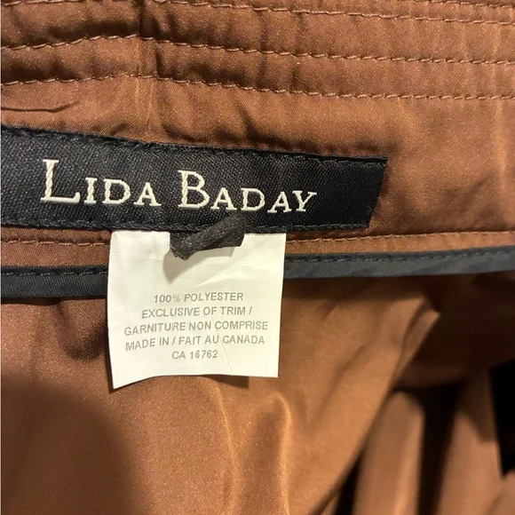 Elegant A-Line Skirt in Rich Brown - Picture 4 of 5